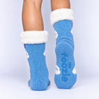 The Foozie™ Cloud slipper socks, heel and non-slip grips